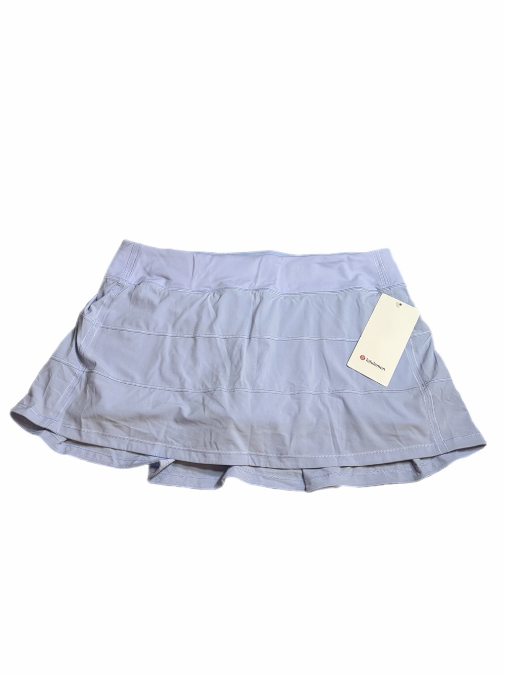 NWT Lululemon Pace Rival Mid-Rise Skirt *Regular (Pastel Blue) Size 12